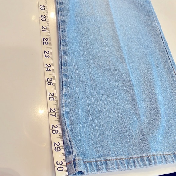 i.e. relaxed faded jeans. Size 12. Very comfortable. Made in Egypt. - Picture 9 of 16